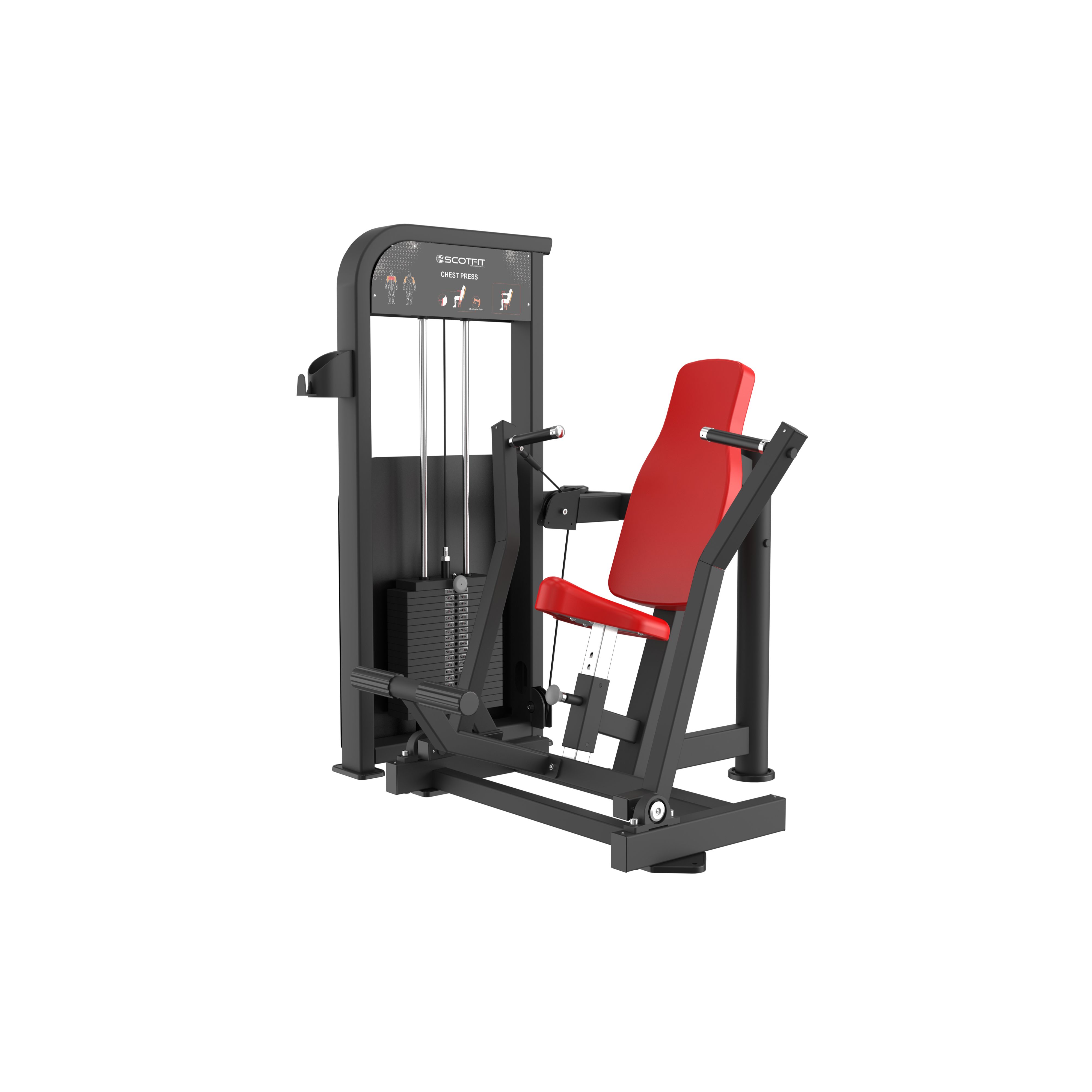 Atomic Series Seated Chest Press x 100kg