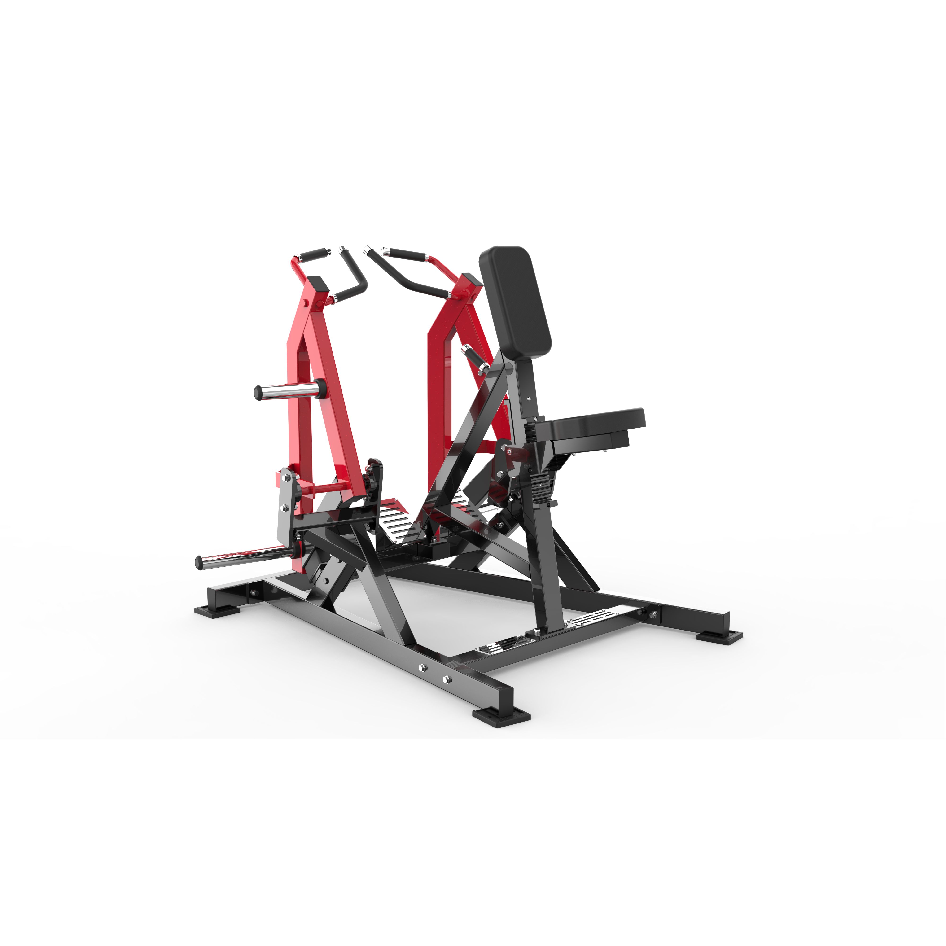 Iso-Lateral Rudermaschine | Premium Plate Loaded